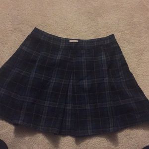 Plaid uniform skirt